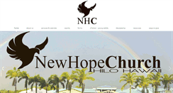 Desktop Screenshot of newhopehilo.org